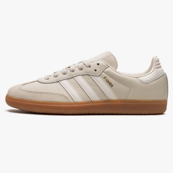 adidas Shoes - adidas Samba Sneakers in Cream with Gum Sole